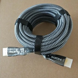 10m 15m 20m 30m 50m 100m 150m 200m HDCP 4K 3D HDR Cábla HDMI Fiber Gníomhach Optúil
