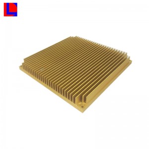 airgead saincheaptha agus doirteal teasa alúmanam anodized buí / radaitheora