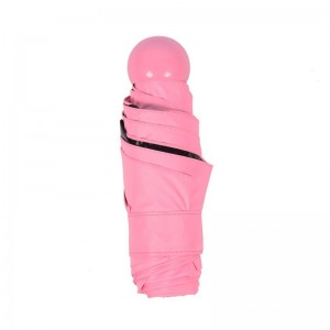 Umbrella 2019 6 Painéal Mini 5 huaire scáth dubh frith-ubha scáth bándearg capsule bándearg