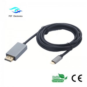 USB TYP-C go Mini Displayport Tiontaire Fireann Cód ABS Shell: FEF-USBIC-014