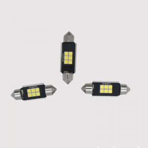 Nua Super geal CANBUS 3030 6smd C5W Festoon 31mm 36mm 39mm faoi stiúir 42mm