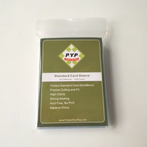 Muinchille Cárta Caighdeánach Crystal Clear Pro-fit 63.5x88mm Cluiche Sleeves