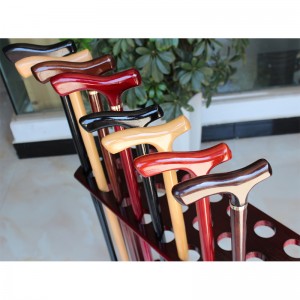 Is féidir le bronntanas adhmaid lámhdhéanta siúl bata do dhaoine níos sine