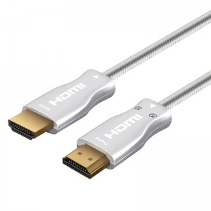 HDMI Cábla 2.0 Snáithín optúil HDMI 4 K 60hz cábla HDMI 4 K 3d le haghaidh HDR TV