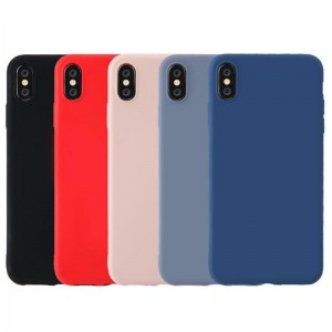 Díol cás iphone silicone a dhíol le haghaidh iphone XS