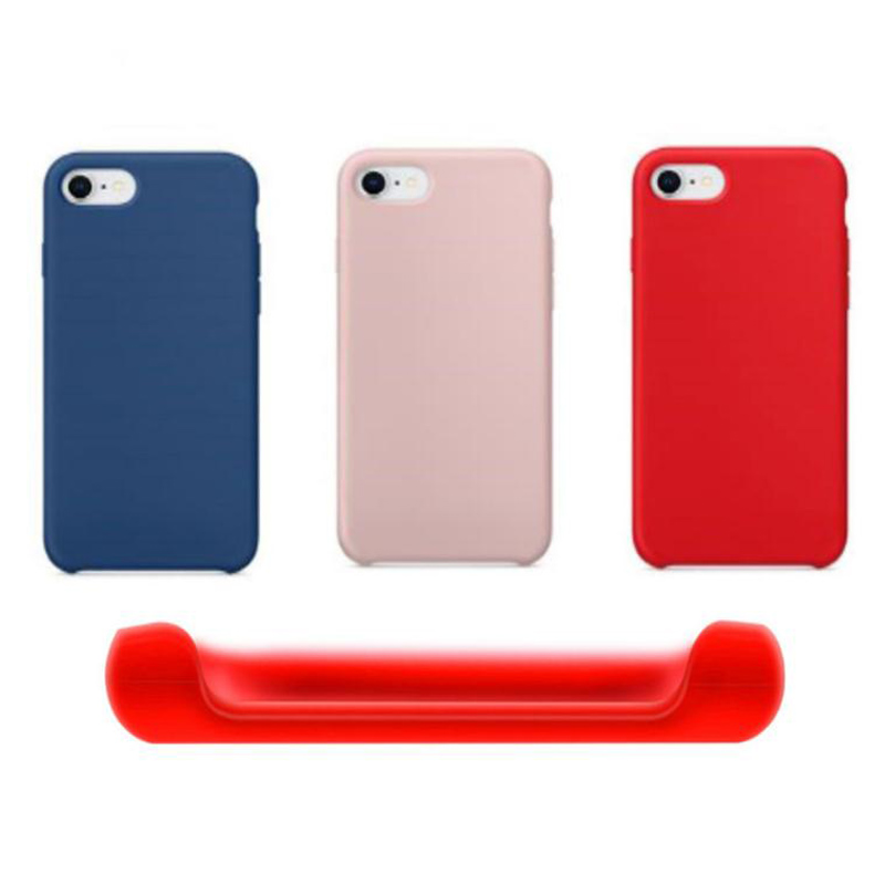 Cás Leachtacha Silicone Leachtacha Bog Fón le haghaidh Xs iPhone