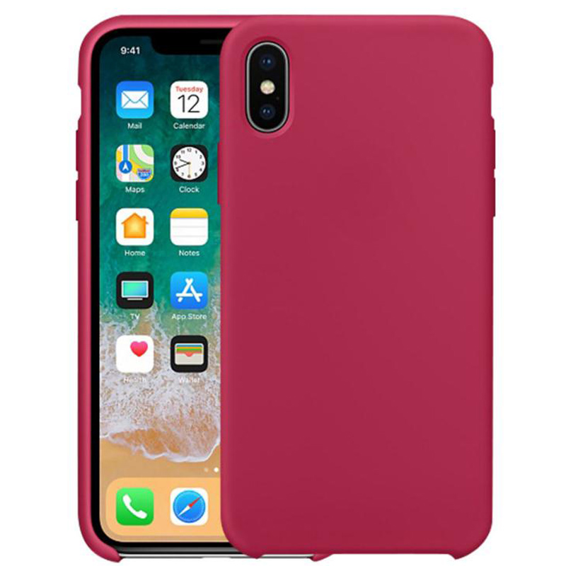 2019 Cás Silicone Leachtacha teacht isteach nua do chás iphone fón silicone Xr XS MAX bunaidh le lógó