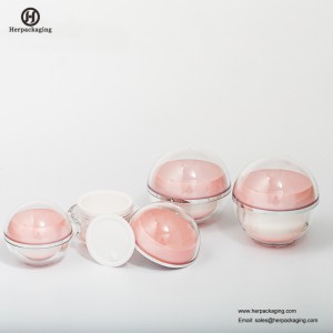 HXL216 Babhta Cosúil Cosmaideacha Jar Gabhdán Wall Double Skincare Jar