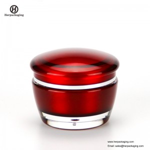 HXL224 Ciorcal Cosmaideacha Folamh Babhta Coimeádán Balla Dúbailte Skincare Jar