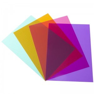 Bileog PP ildaite le haghaidh páipéarachais agus pacáistithe