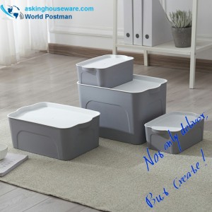 Bosca plaisteach ilfheidhmeach le Clibeanna, Gabhdáin Stórála Glan 5 as 1