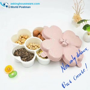 Bláth Cruth Bia Stóráil Candy Biscuits Eagraí Bin