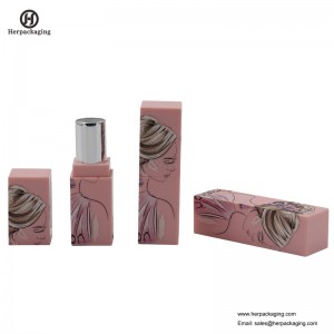HCL412 Cás Lipstick Folamh Coimeádáin Lipstick Pacáil makeup feadán Lipstick le clúdach cliste maighnéadach cliste Sealbhóir Lipstick