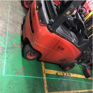 Solas Rabhadh Rabhadh Réimse Ardaithe Chrios Dearg Laser don Trádstóras