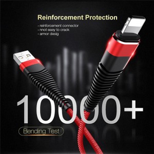 Muirearú Gearrtha go Fast Babhta Tithíochta Alúmanam Flex lúbthachta Cábla sonraí saor in aisce Tangle le haghaidh micrea USB, Cineál C, muirear tintreach iPhone agus sioncron