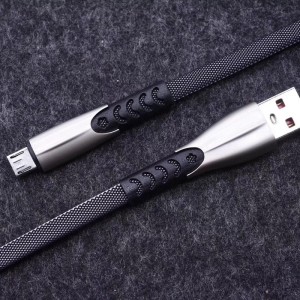 3.8A Cábla Fuaime Maol Sríofa Charbála Tí Cóimhiotail Tithíochta Saor in Aisce Flex lúbthachta le haghaidh micrea USB, Cineál C, muirear lightning iPhone agus info