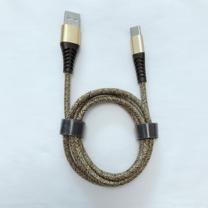 Praghas maith Nua braided Flex lúbthachta Fast Muirearú Babhta Alúmanam Tithíocht USB cábla sonraí le haghaidh micrea USB, Cineál C, muirear lightning iPhone agus info
