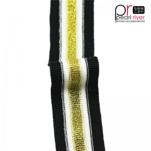 téip dubh / buí / bán le téip ardcháilíochta ó shreang óir