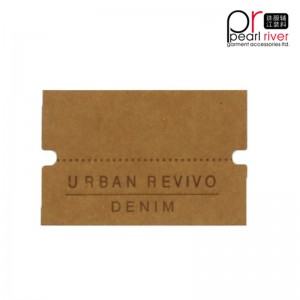 greamán hangtag uimhir mhór ildaite leathair faisin