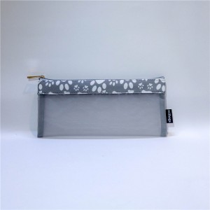 Mála peann luaidhe zipper níolóin nua cás peann luaidhe cruthaitheach simplí