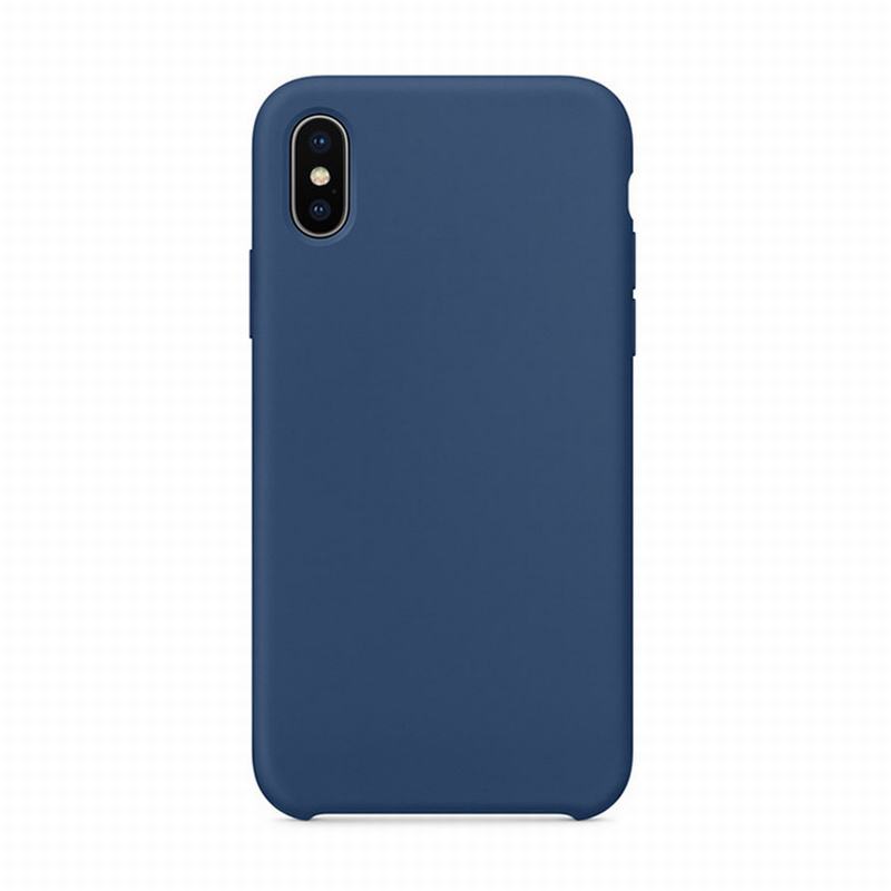 Cás Silicone Fón Póca Le haghaidh iphone X XS MAX, cás silicone do iphone 7