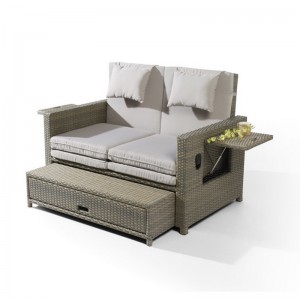 Folding Gairdín Folding RatánComment Plaisteach Sun Loungers