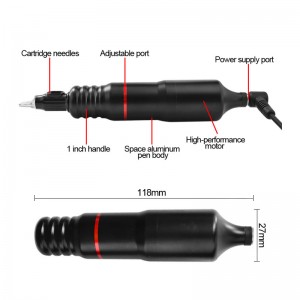 Makeup Tattoo Machine Pen Makeup Buan Lip Eyebrow Eyeliner Microblading Cumhacht láidir do Power Soláthar le Tattoo Needles