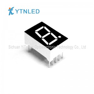 Taispeántas LED LED 0.5 orlach dearg 6 orlach 7, feadán digiteach