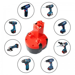 Bosch 2 607 335 587, 2 607 335 766 Pacáistí Uirlisí Cumhachta Inmhuirearaithe Ni-Mh 7.2V 2000mAh