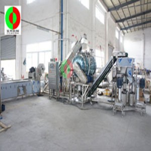 Gearradh agus glanadh piobar líne táirgthe