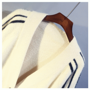 2019 Stripes Minc Scaoilte Scaoilte is Déanaí Jacquard Ladies Cardigan Sweater