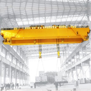 Crane Oscailte Double Girder le Tralaí Dúbailte