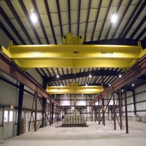 Crane Oscailte Double Girder le Winch Trolley