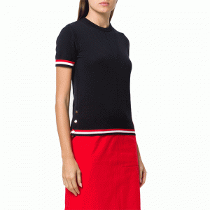 Cniotáil Inis Meáin Saincheaptha Geansaí tanaí na mBan MOQ