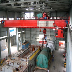 Crane Oscailte Double Girder le Winch Trolley