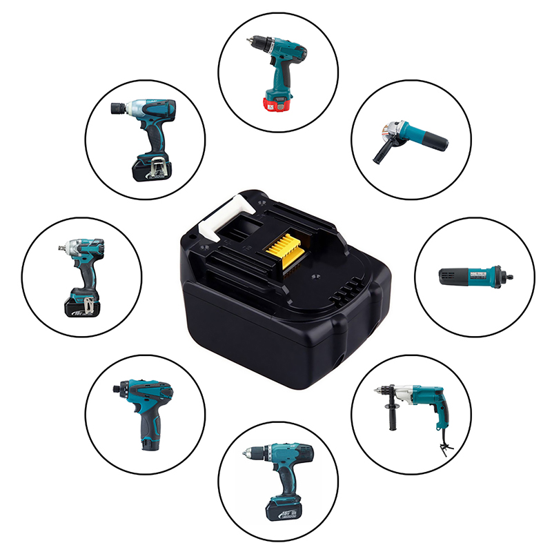 BL1430, BL1415, BL1440 14.4V 2000mAh Li-ion Pacáiste ceallraí deisithe do Makita Cordless Drill