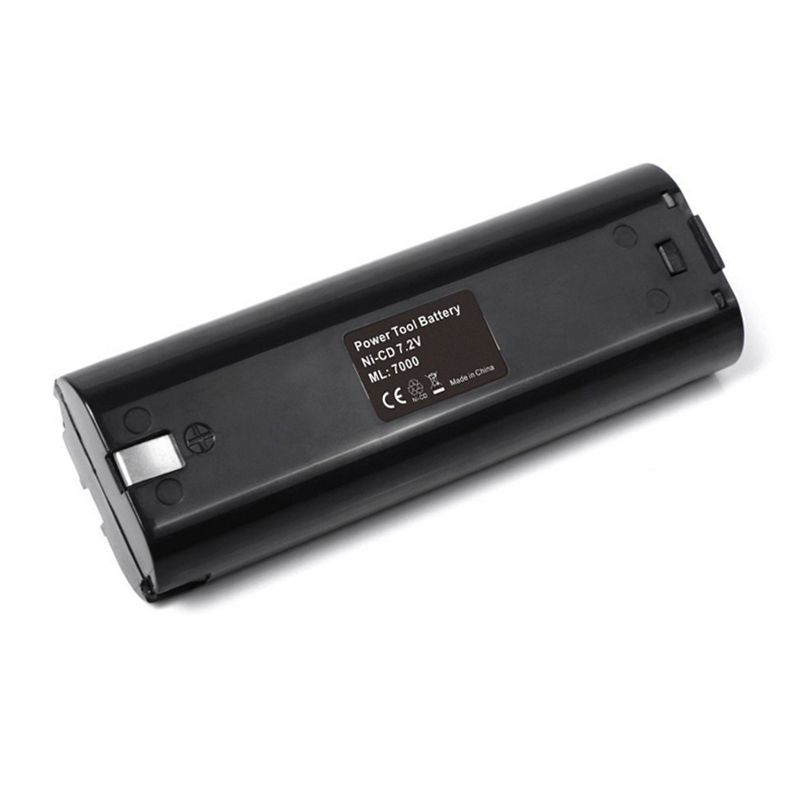 Cadhnraí Cumhachta Inmhuirearaithe Uirlis Athchúitithe Ni-Cd 7.2V 1700mAh do Makita 7033, 632002-4, 632003-2