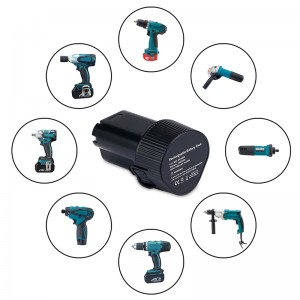 Li-ion 10.8V 1500mAh Athsholáthair Cadhnraí Uirlisí gan Dídean do Makita BL1013, BL1014