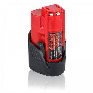 Cadhnraí Litiam Rechargeable 12V 1500mAh do Milwaukee 48-11-2411 Uirlisí Cumhachta M12