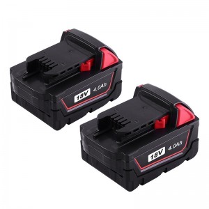 Uirlis Cumhachta Li-ian 18V 4000mAh Athsholáthar Cealla Battery do Milwaukee 48-11-1840 M18