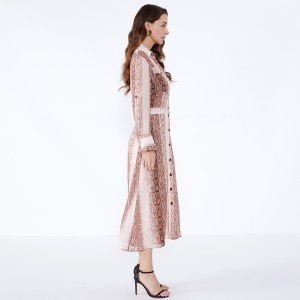 Dath Priontála Nathair Phink Bándearg Pink Ladies Caith Gúnaí Cúiseacha JCGJ190315075