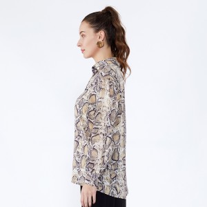 Priontáil Campentine Dearthaí Camo Saree Femme Lady Blouse