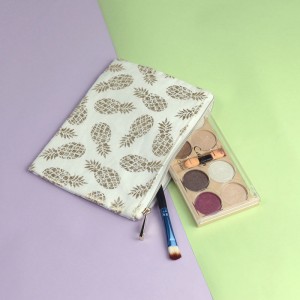 Ard-chaighdeán agus cairdiúil Snáithín Snáithín Fiber ceangailte le mála cosmaideacha