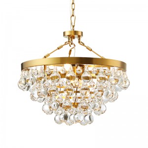 Art Exquisite Design Baile Nua Óstán Gloine Chandelier Km2143