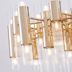 Bialann Halla Gloine Nua-Aimseartha Nua-Aimseartha Chandelier Km2137