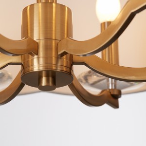 Staidéar Nua-Aimseartha Babhta Seomraí Leapa Maisiúil Maisiúla Chandelier Km2119