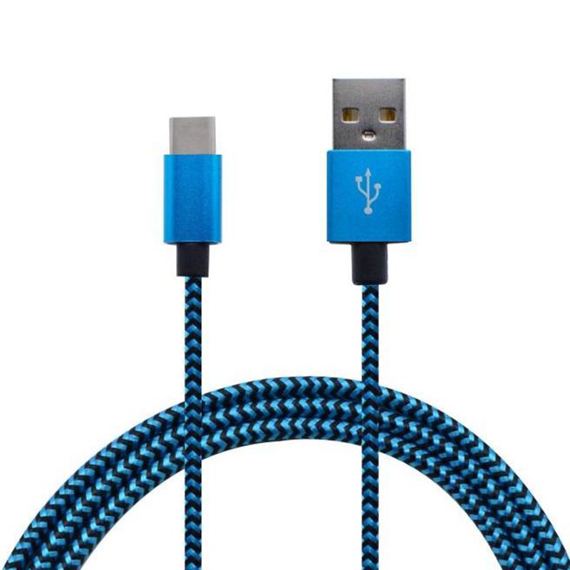 Cineál-C go cábla sonraí USB níolón briaded