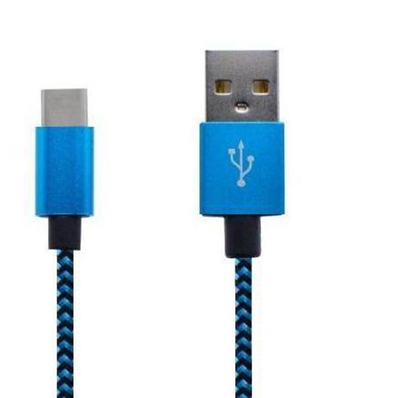 Cineál-C go cábla sonraí USB níolón briaded