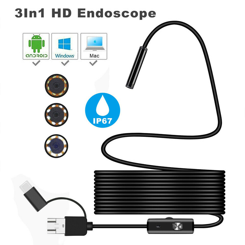 3 in1 Endocope Mini Camera 5.5MM