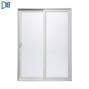 Fuinneog Alúmanam Sleamhnáin Fuinneog Alúmanam Slut-Pull le gloiniú dúbailte alúmanaim